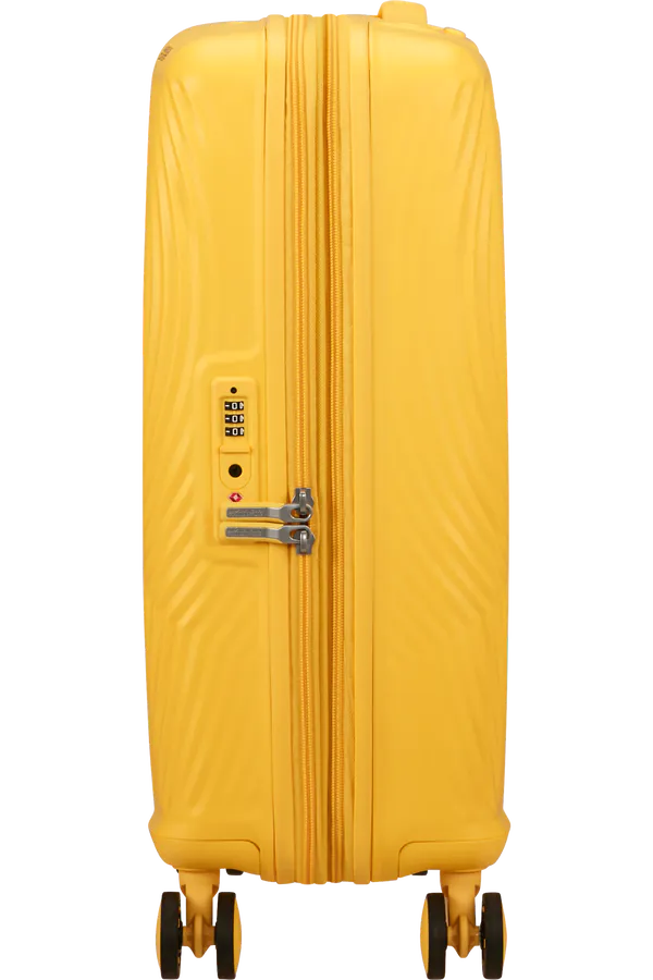 Mala de Cabine 55cm Expansível 4 Rodas Mickey Flor Amarela - Mickey Magic | American Tourister®