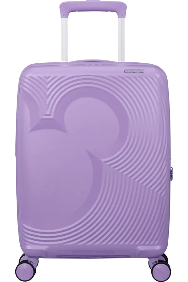 Mala de Cabine 55cm Expansível 4 Rodas Mickey Lilás - Mickey Magic | American Tourister®