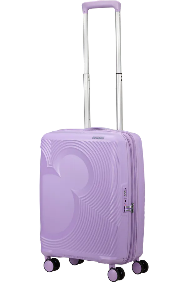 Mala de Cabine 55cm Expansível 4 Rodas Mickey Lilás - Mickey Magic | American Tourister®