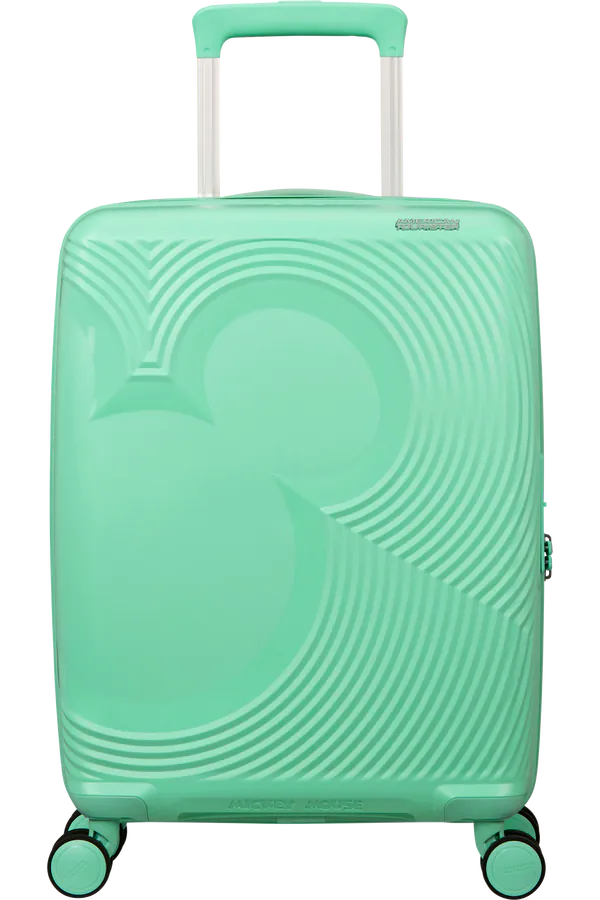 Mala de Cabine 55cm Expansível 4 Rodas Mickey Verde Menta - Mickey Magic | American Tourister®