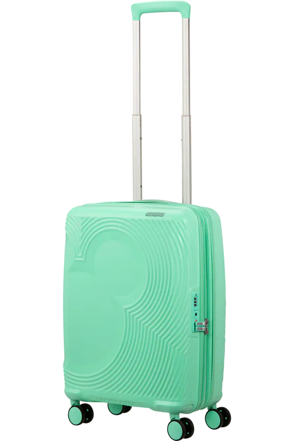 Mala de Cabine 55cm Expansível 4 Rodas Mickey Verde Menta - Mickey Magic | American Tourister®