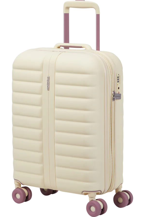 Mala de Cabine 55cm Expansível 4 Rodas Bege Areia - Neovibe | American Tourister®