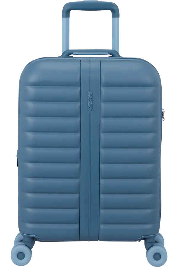 Mala de Cabine 55cm Expansível 4 Rodas Azul Aço - Neovibe | American Tourister®