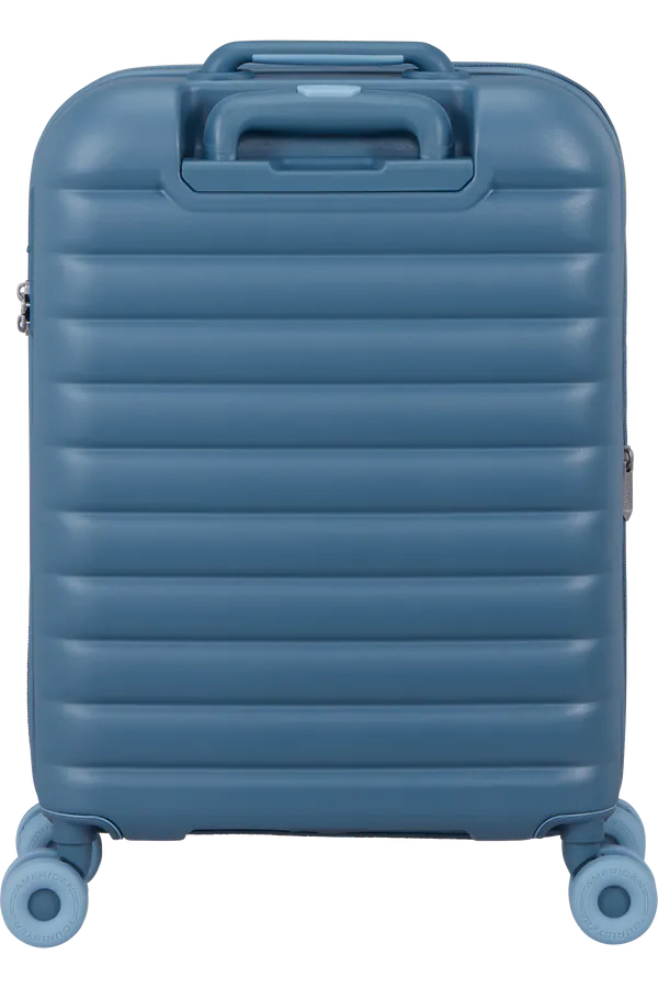 Mala de Cabine 55cm Expansível 4 Rodas Azul Aço - Neovibe | American Tourister®