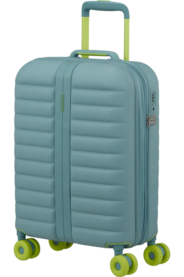 Mala de Cabine 55cm Expansível 4 Rodas Verde Menta Suave - Neovibe | American Tourister®