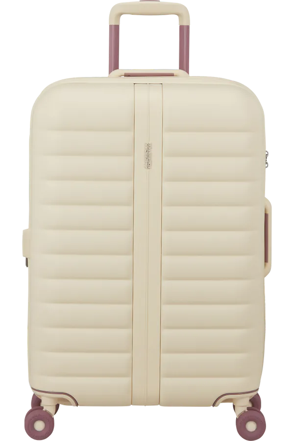 Mala de Viagem Média 67cm Expansível 4 Rodas Bege Areia  - Neovibe | American Tourister®