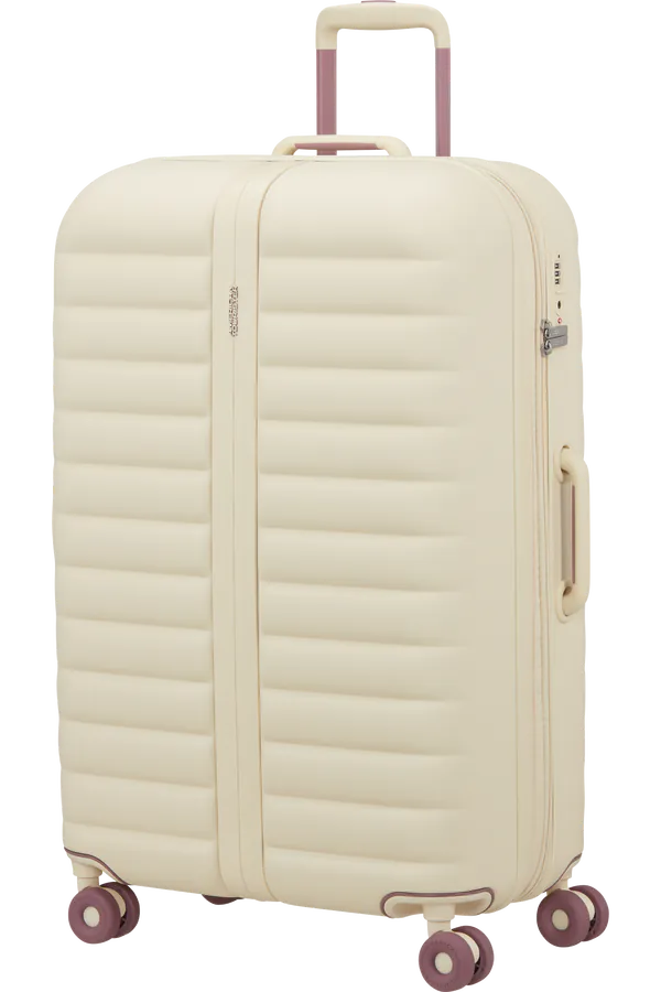 Mala de Viagem Grande 77cm Expansível 4 Rodas Bege Areia - Neovibe | American Tourister®