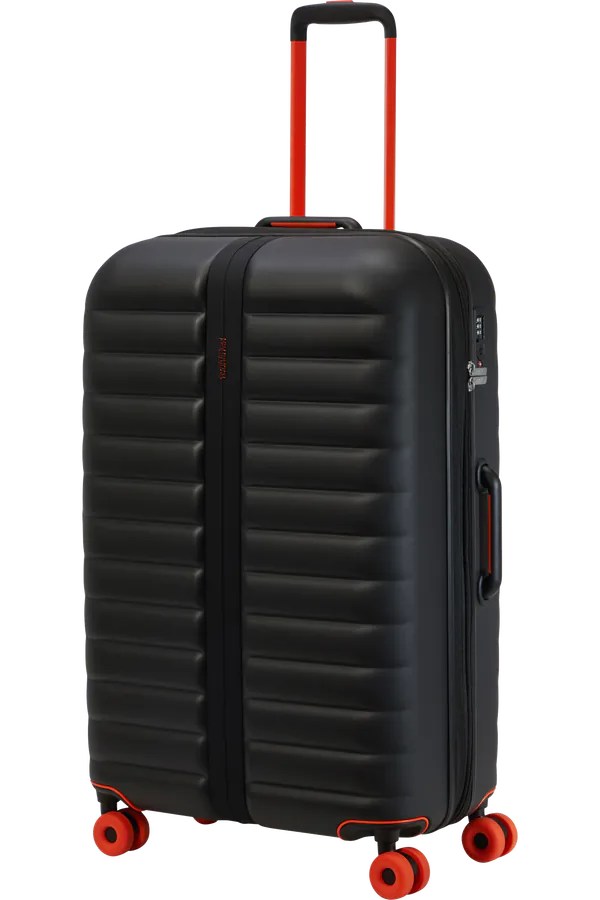 Mala de Viagem Grande 77cm Expansível 4 Rodas Preto - Neovibe | American Tourister®