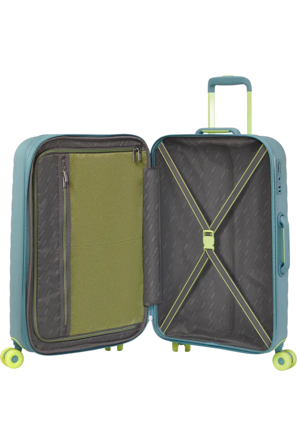 Mala de Viagem Média 67cm Expansível 4 Rodas Verde Menta Suave - Neovibe | American Tourister®