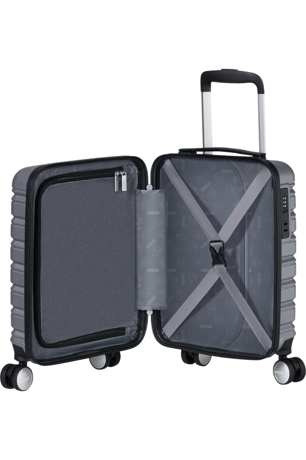 Mala de Cabine Underseater 45cm 4 Rodas Removíveis Céu Prata - Flashline | American Tourister®