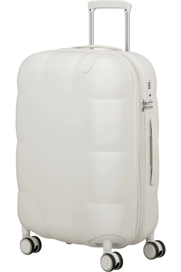Mala de Viagem Média 67cm Expansível 4 Rodas Branco Nuvem  - Dreami | American Tourister