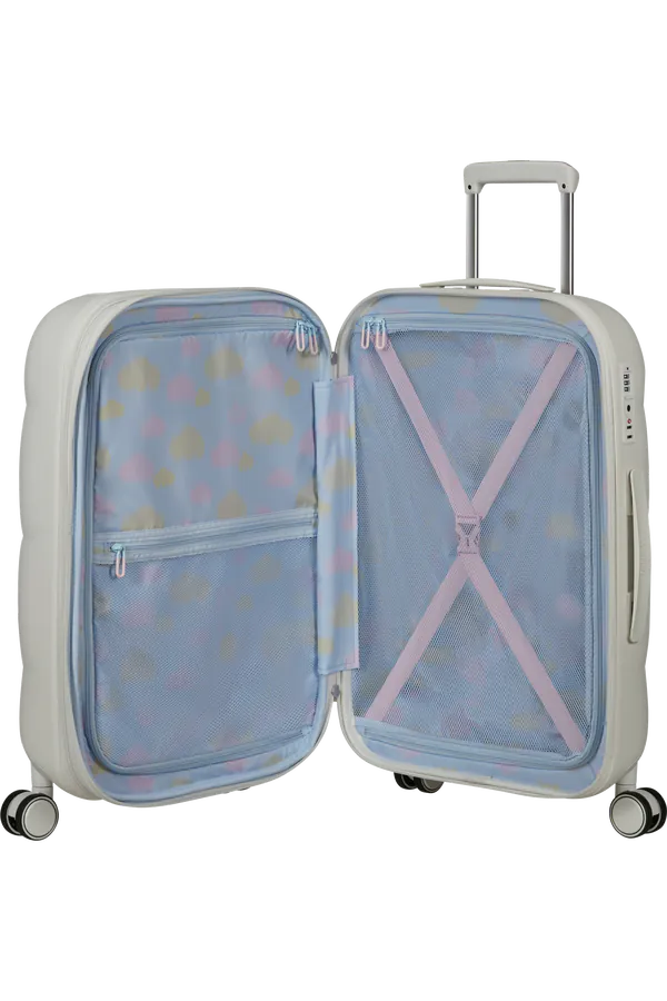 Mala de Viagem Média 67cm Expansível 4 Rodas Branco Nuvem  - Dreami | American Tourister