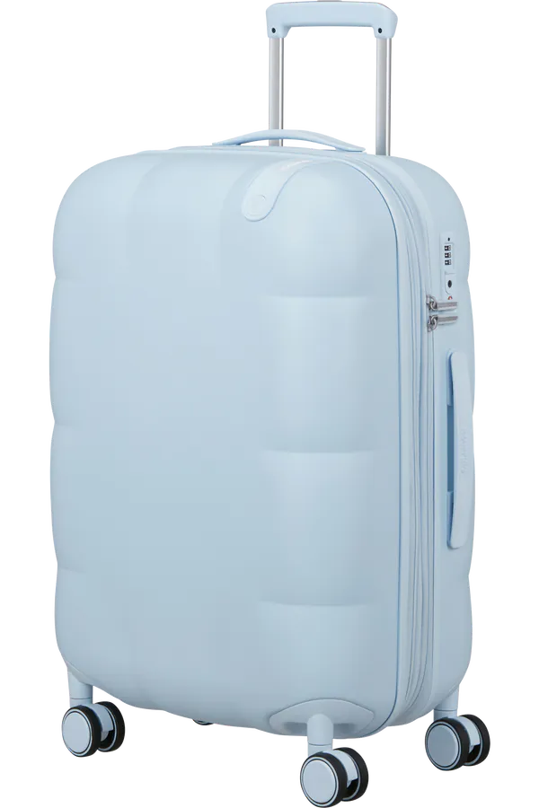 Mala de Viagem Média 67cm Expansível 4 Rodas Azul Suave - Dreami | American Tourister