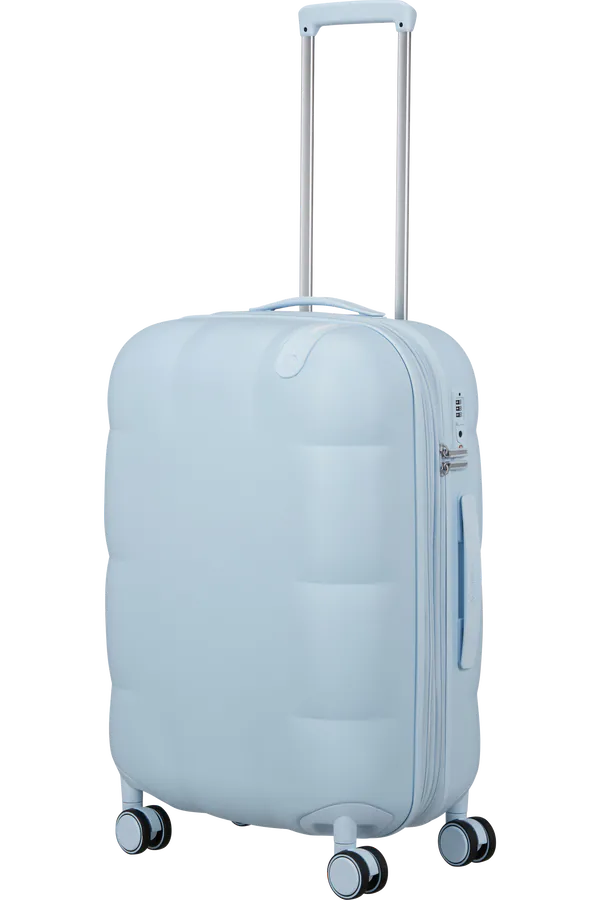 Mala de Viagem Média 67cm Expansível 4 Rodas Azul Suave - Dreami | American Tourister