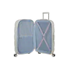 Mala de Viagem Grande 77cm Expansível 4 Rodas Branco Nuvem  - Dreami | American Tourister