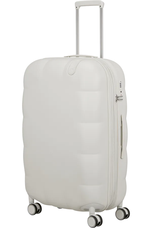 Mala de Viagem Grande 77cm Expansível 4 Rodas Branco Nuvem  - Dreami | American Tourister