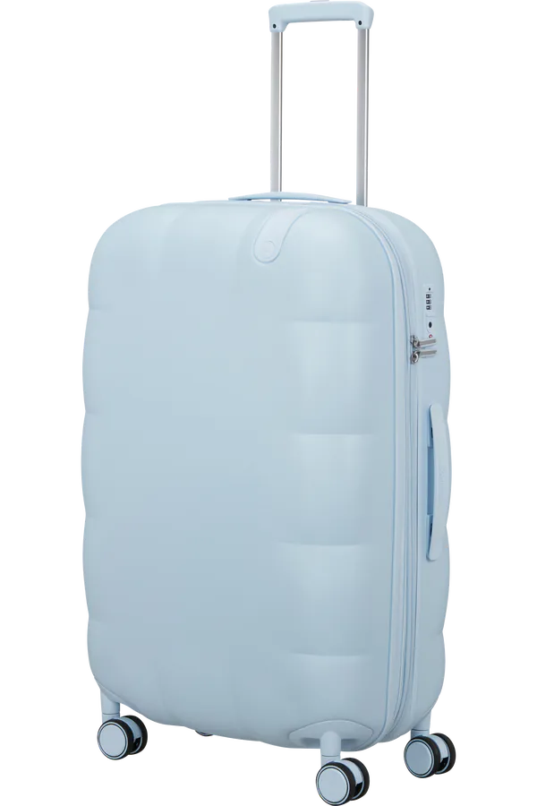 Mala de Viagem Grande 77cm Expansível 4 Rodas Azul Suave  - Dreami | American Tourister