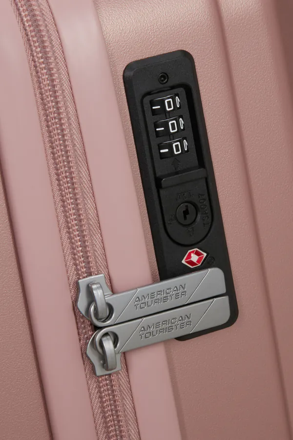 Mala de Viagem Grande 76cm Expansível 4 Rodas Rosa Metálico - AeroJoy | American Tourister