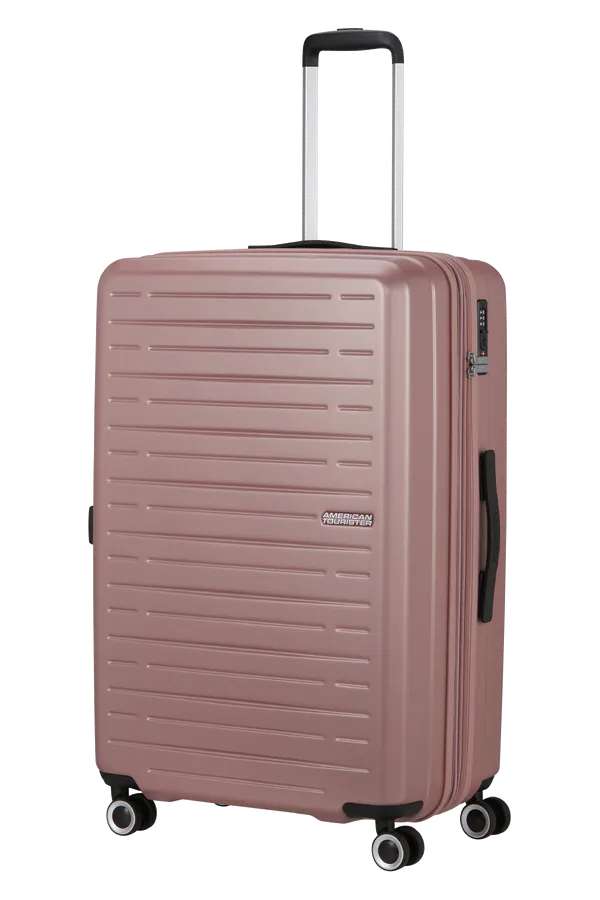 Mala de Viagem Grande 76cm Expansível 4 Rodas Rosa Metálico - AeroJoy | American Tourister