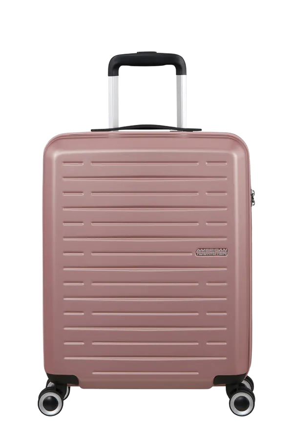 Mala de Cabine 55cm 4 Rodas Rosa Metálico - AeroJoy | American Tourister