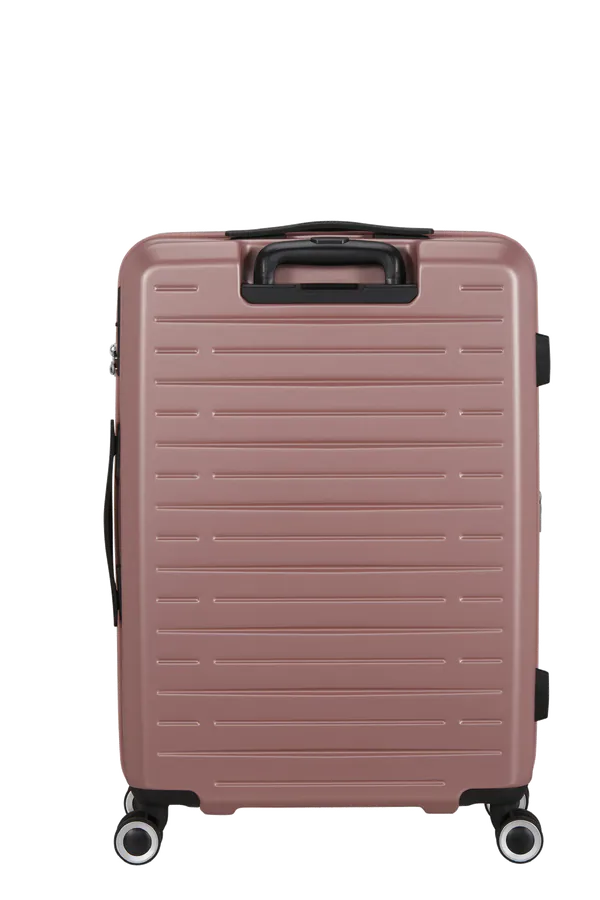 Mala de Viagem Média 66cm Expansível 4 Rodas Rosa Metálico - AeroJoy | American Tourister