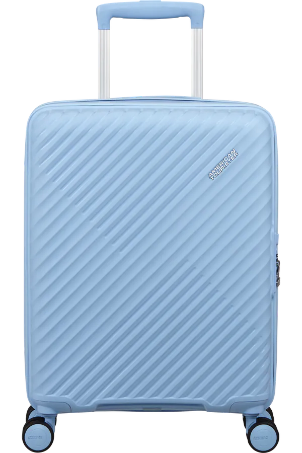 Mala de Cabine 55cm 4 Rodas Azul Glacial - Diablast | American Tourister®