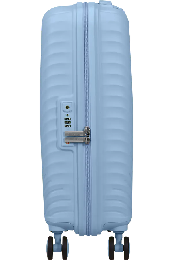 Mala de Cabine 55cm 4 Rodas Azul Glacial - Diablast | American Tourister®