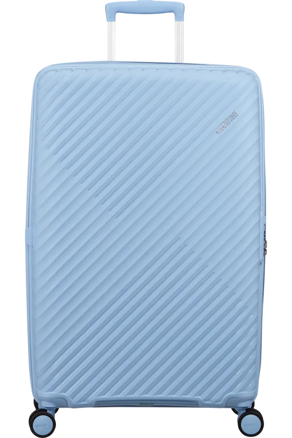 Mala de Viagem Grande 78cm Expansível 4 Rodas Azul Glacial - Diablast | American Tourister®
