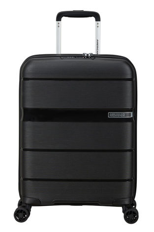 Mala de Cabine 55cm c/ 4 Rodas Preta - Linex | American Tourister