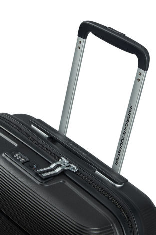 Mala de Cabine 55cm c/ 4 Rodas Preta - Linex | American Tourister