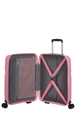 Mala de Cabine 55cm c/ 4 Rodas Rosa Melancia - Linex | American Tourister
