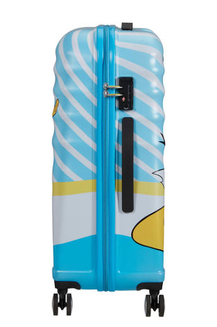 Mala de Viagem Média 67cm 4 Rodas Beijo do Donald Azul - Wavebreaker Disney | American Tourister