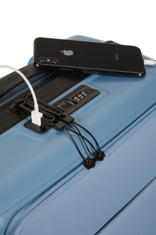 Mala de Cabine 55cm 4 Rodas com Bolso para Portátil 15.6