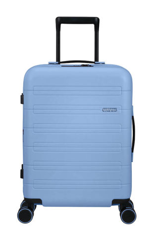 Mala de Cabine 55cm Expansível 4 Rodas Azul Pastel - Novastream | American Tourister