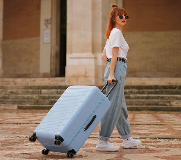 Mala de Viagem Azul Pastel Novastream - American Tourister®