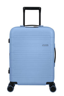 Mala de Cabine 55cm Expansível 4 Rodas Azul Pastel - Novastream | American Tourister