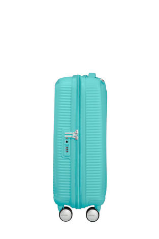 Mala de Cabine 55cm Expansível Azul Piscina - Soundbox | American Tourister®