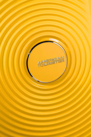 Mala de Cabine 55cm Expansível Amarela - Soundbox | American Tourister®
