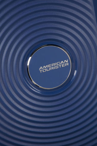 Mala de Cabine 55cm Expansível Azul Meia-Noite - Soundbox | American Tourister®