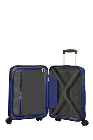 Mala de Cabine 55cm c/ 4 Rodas Azul Marinho - Sunside | American Tourister®
