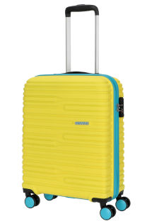 Mala de Cabine 55cm 4 Rodas Amarelo/Turquesa - Wavestream | American Tourister