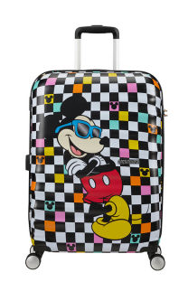 Mala de Viagem Média 67cm 4 Rodas Disney Mickey Xadrez - Mickey Check | American Tourister