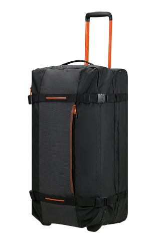 Saco de Viagem Grande 79cm 2 Rodas Preto/Laranja - Urban Track | American Tourister