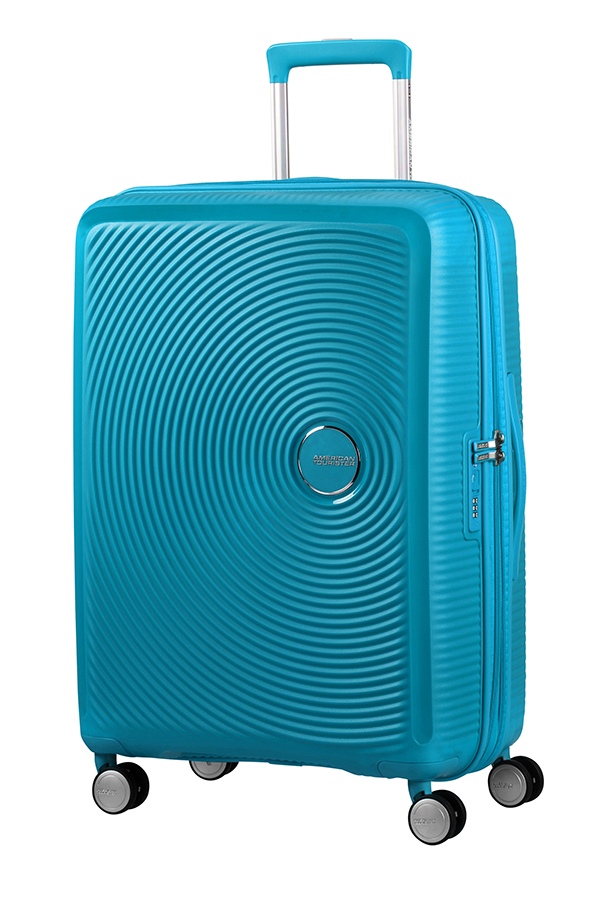 Mala de Viagem Média 67cm Expansível Azul-Verão - Soundbox | American Tourister®