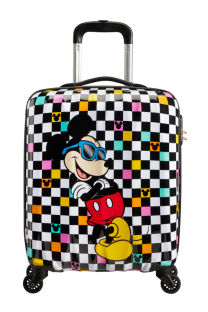 Mala de Cabine 55cm 4 Rodas Disney Mickey Xadrez - Hypertwist Disney | American Tourister