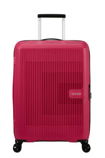 Mala de Viagem Média 67cm Expansível 4 Rodas Rosa - AeroStep | American Tourister