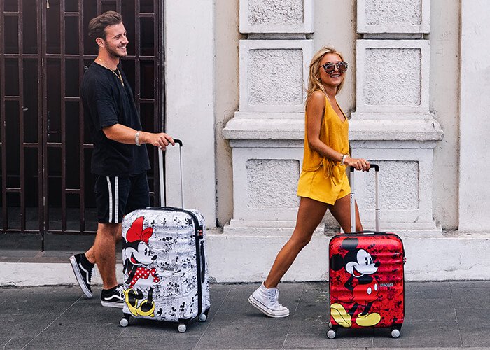 Mala de Viagem Disney Mickey Minnie - Wavebreaker Disney - American Tourister